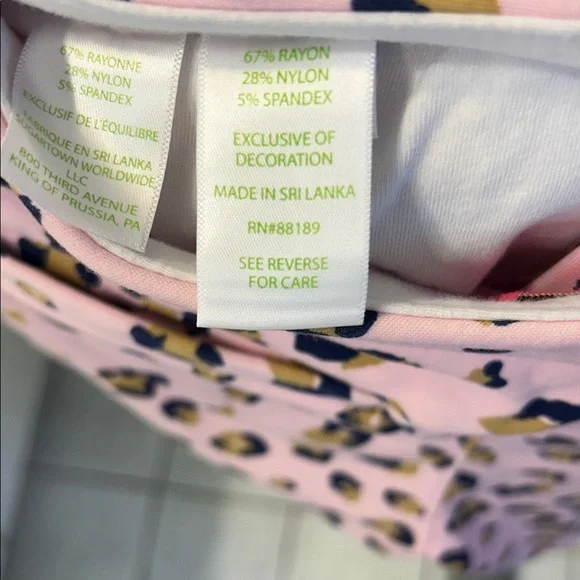 Lilly Pulitzer Pink Leopard Print scalloped shorts - Picture 5 of 5